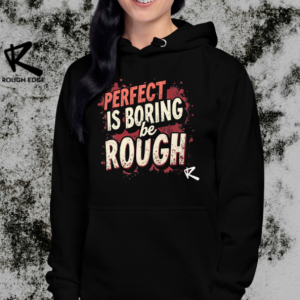 Rough Edge Girls Statement Hoodie